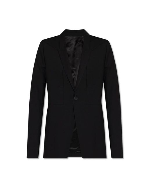 Rick Owens Black Blazers
