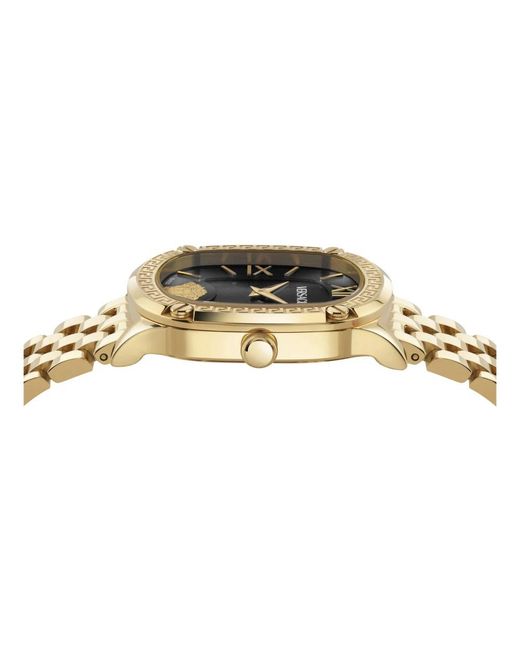 Versace Greca Signature Watch in het Metallic