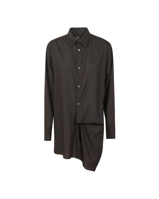 Yohji Yamamoto Black Shirt Dresses