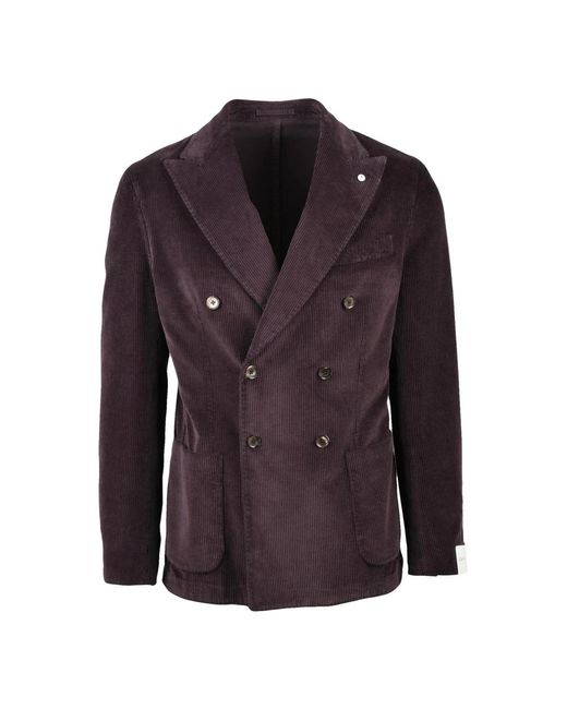 L.b.m. 1911 Purple Blazers for men