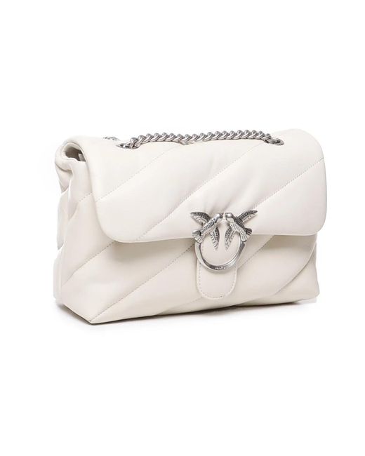 Pinko White Shoulder Bags