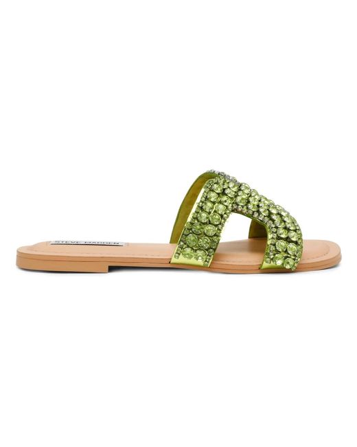 Steve Madden Green Sliders