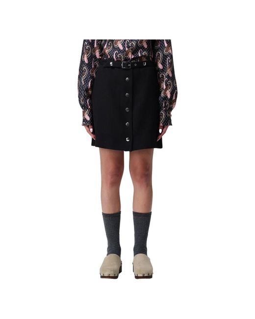 Etro Black Short Skirts