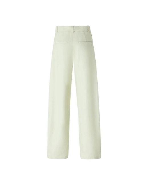 Pinko Green Wide Trousers
