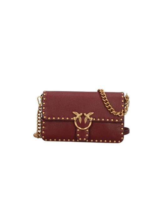 Pinko Red Cross Body Bags