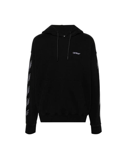 Hoodies di Off-White c/o Virgil Abloh in Black da Uomo