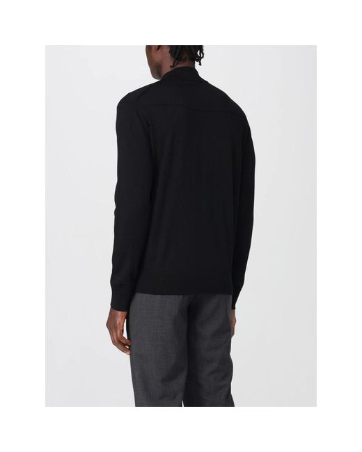 Paolo Pecora Truien & Vesten ,Zwart ,Ronde Hals Sweaters Voor Mannen in het Black voor heren