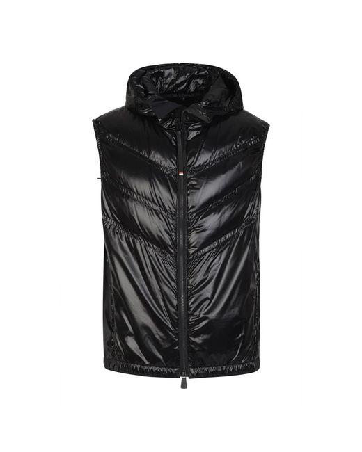 Moncler Black Waistcoats for men
