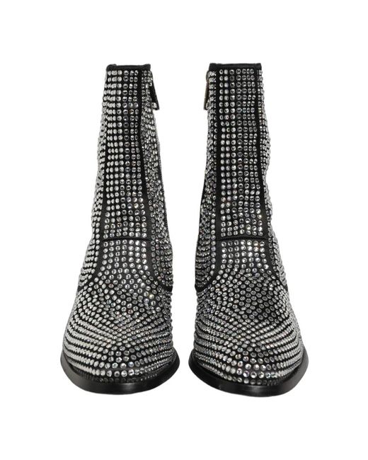 Dolce & Gabbana Black Cowboy & Biker Boots for men