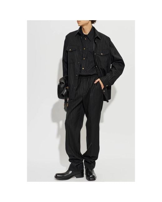 Versace Black Casual Shirts for men