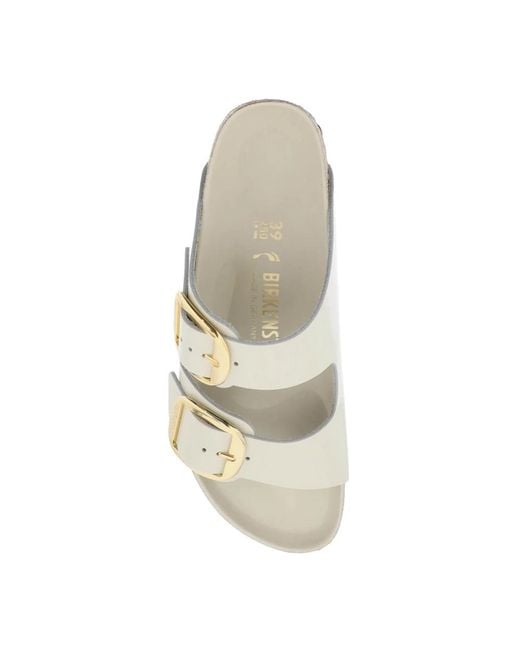 Birkenstock White Sliders