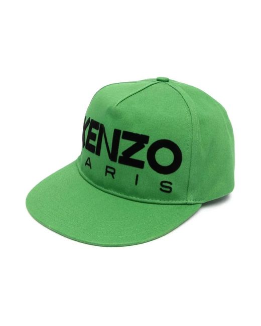 KENZO Green Caps for men