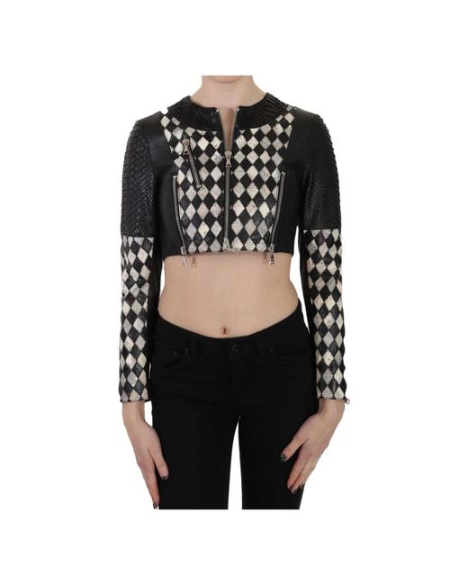 John Richmond Black Leather Jackets