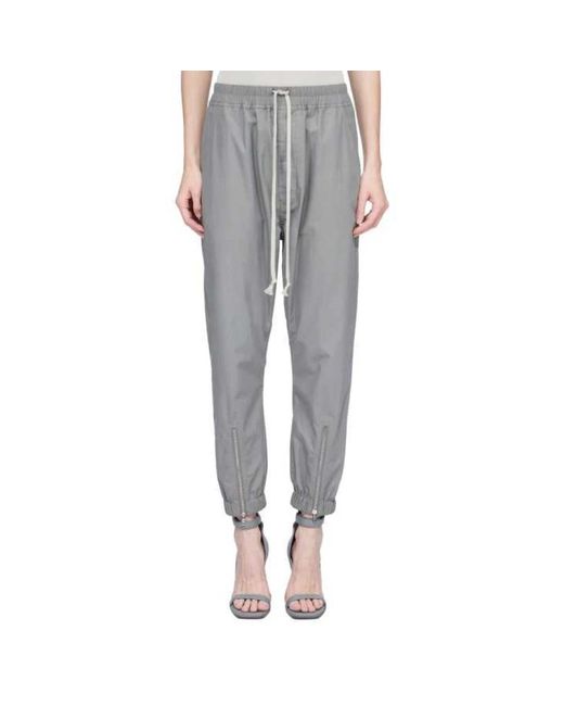 Tapered Trousers Rick Owens de color Gray