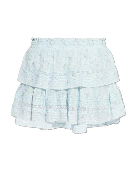 Short Skirts LoveShackFancy de color Blue