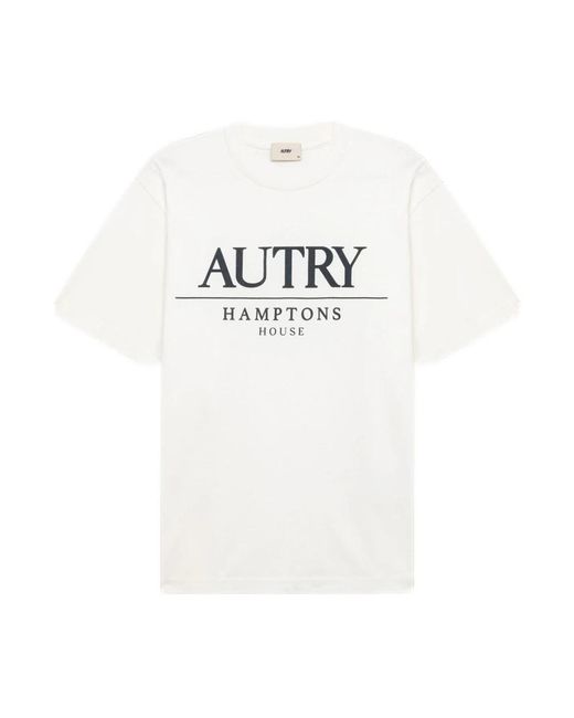 Autry White T-Shirts for men