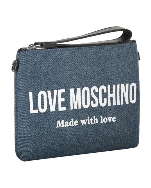Love Moschino Blue Cross Body Bags