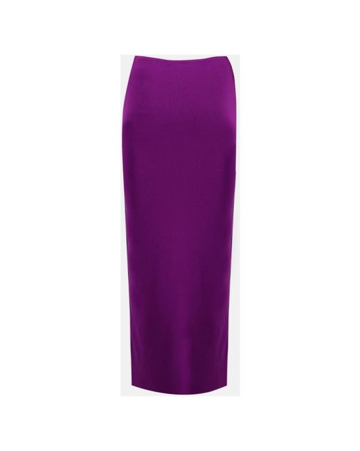 Christopher Esber Purple Maxi Skirts