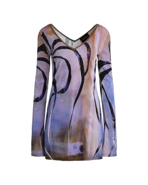 Short Dresses Louisa Ballou en coloris Purple