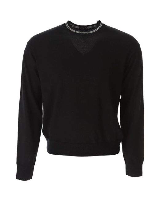 Emporio Armani Black Sweatshirts for men
