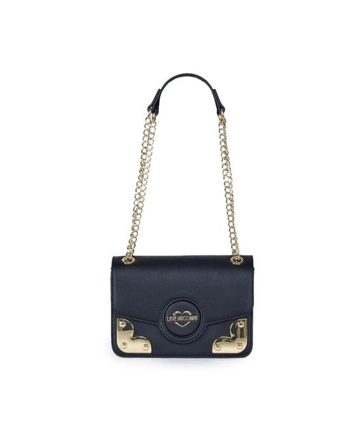 Love Moschino Blue Shoulder Bags
