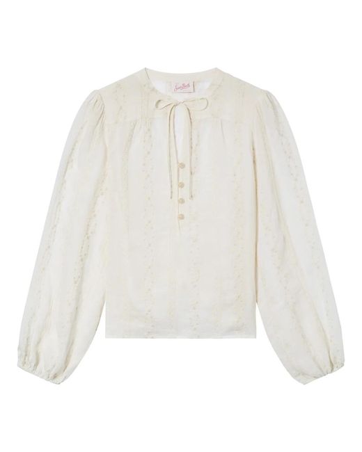 Mc2 Saint Barth White Blouses