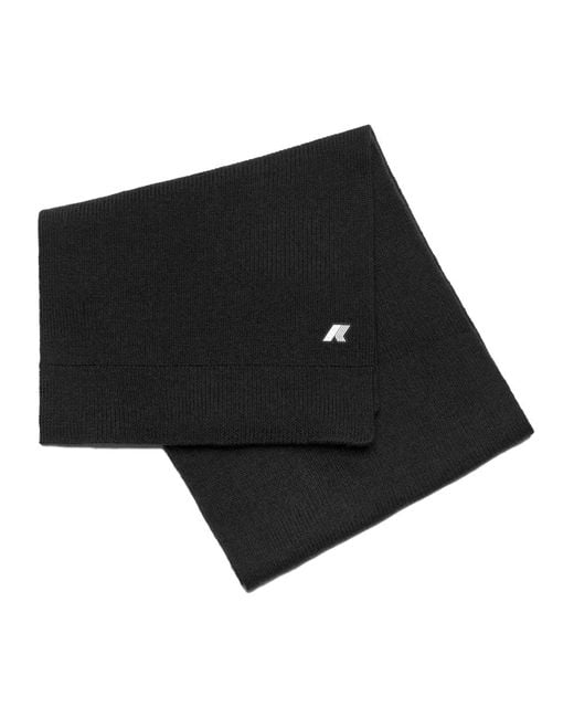 K-Way Black Scarves for men