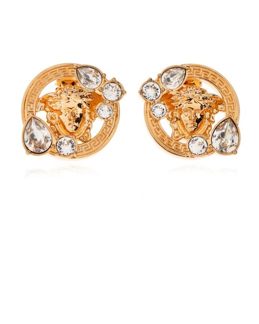 Earrings di Versace in Metallic