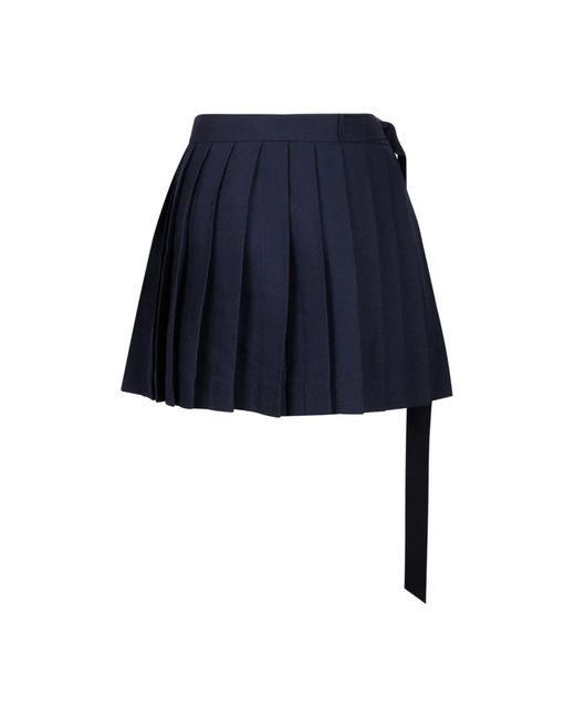 AMI Blue Short Skirts