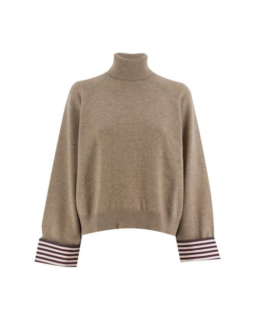 Brunello Cucinelli Natural Cashmere Knitwear