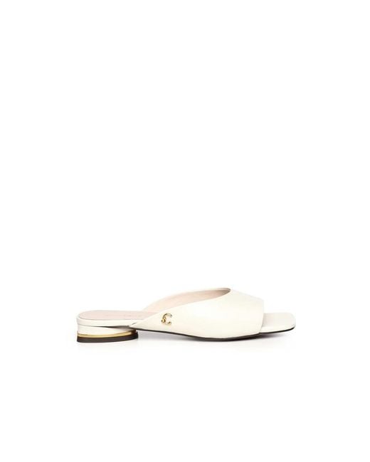 Coccinelle White Sliders