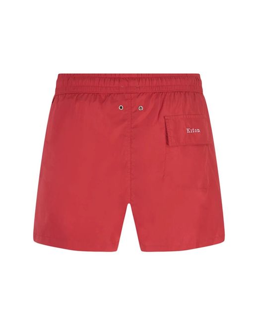 Kiton Red Beachwear for men
