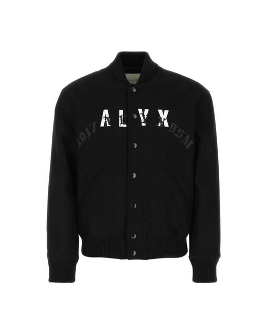 1017 ALYX 9SM Black Bomber Jackets for men