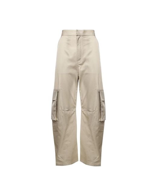 Balenciaga Natural Wide Trousers