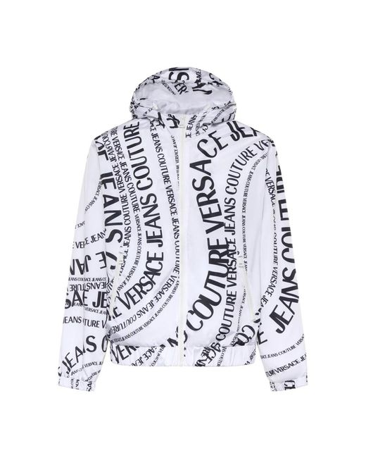 Versace Jeans Couture Blue Bomber Jackets for men