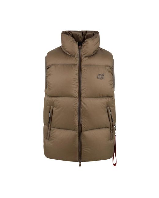 AFTER LABEL Jassen ,Bruin ,Polyester Stijlvolle Jas in het Brown voor heren