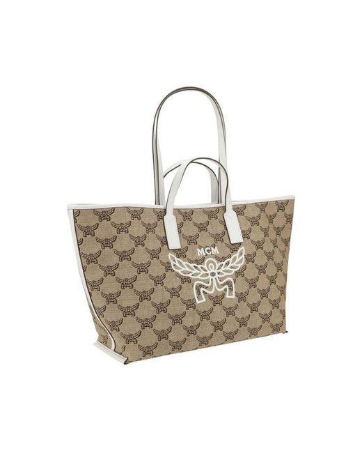 Tote Bags di MCM in Metallic