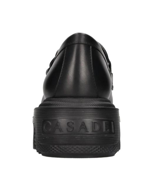 Casadei Black Loafers