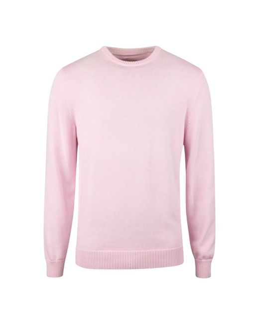 Stenstroms Pink Round-Neck Knitwear for men