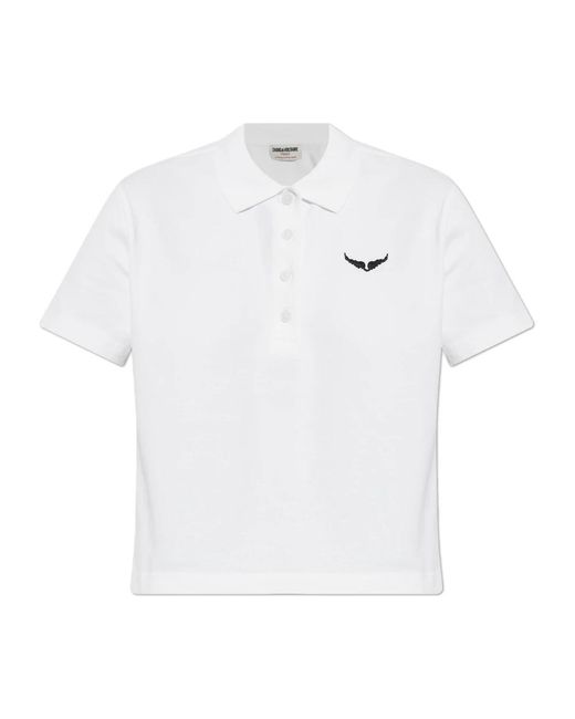Zadig & Voltaire White Polo Shirts