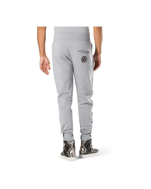 Philipp Plein Jogging Trouser Long in het Gray voor heren