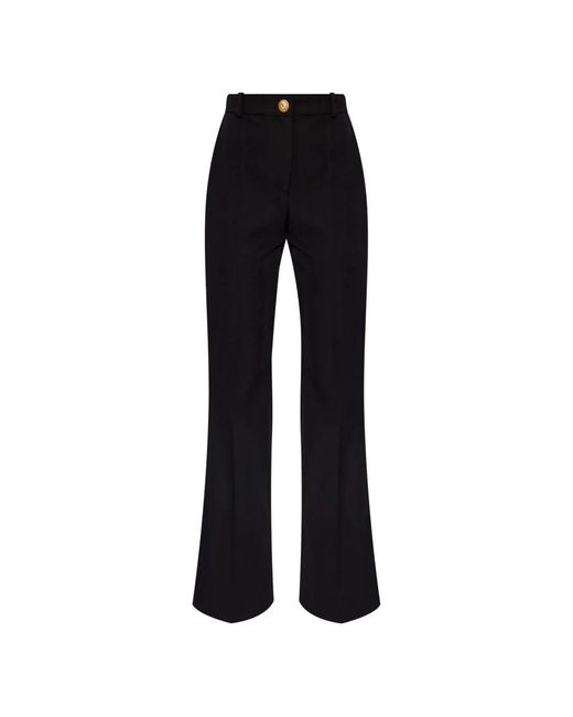 Balmain Wide Trousers in het Black