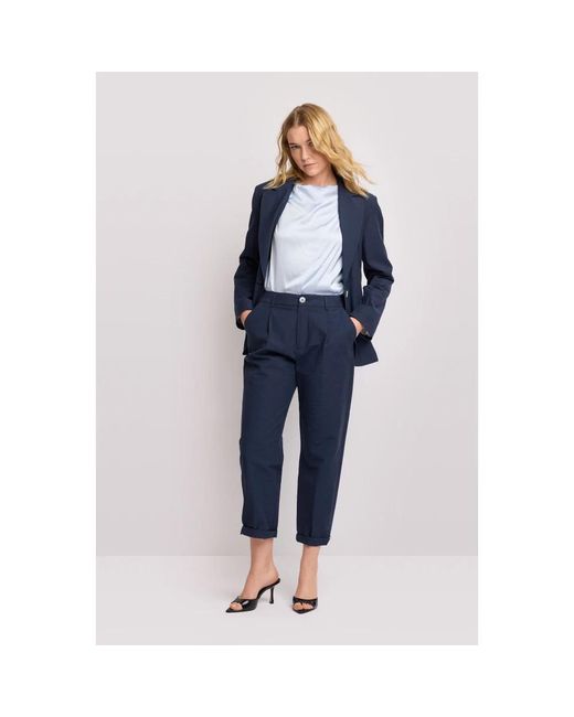 Kocca Blue Cropped Trousers