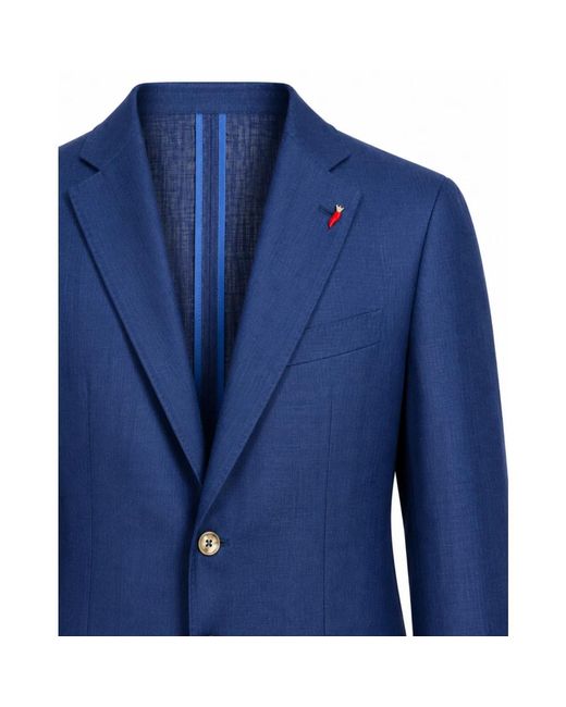 MULISH Single Breasted Suit in het Blue voor heren