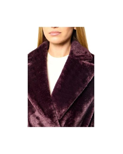 Belted Coats Marella de color Purple