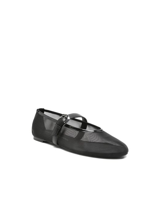 Stuart Weitzman Black Ballerina Shoes