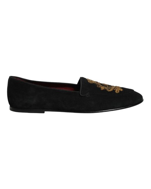 Dolce & Gabbana Black Loafers for men