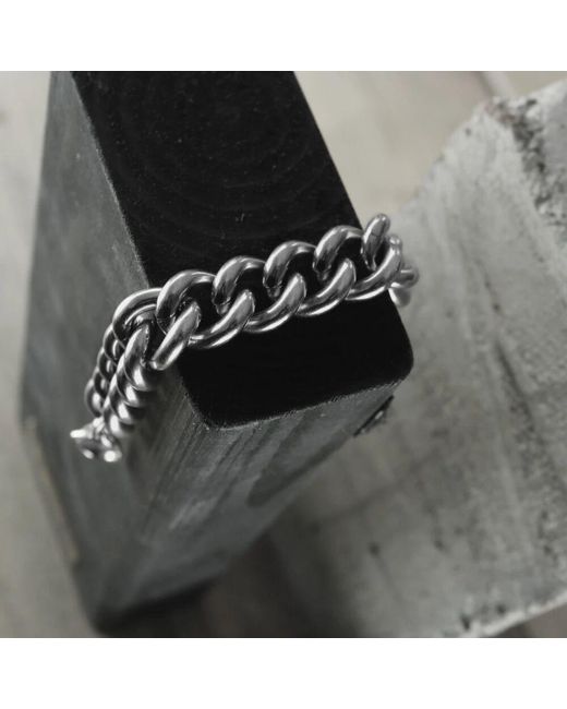 Dansk Copenhagen Metallic Chunky panzer halskette silberbeschichtung