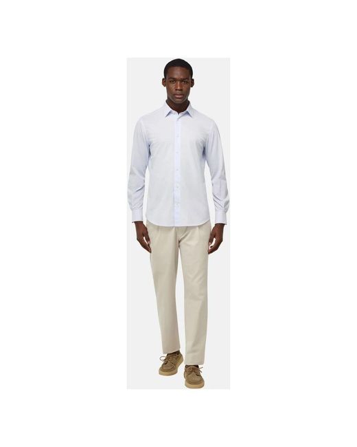 Boggi Stretch Baumwollhose in Natural für Herren