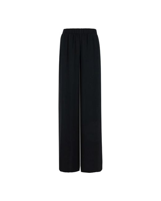 Wide trousers FEDERICA TOSI de color Black
